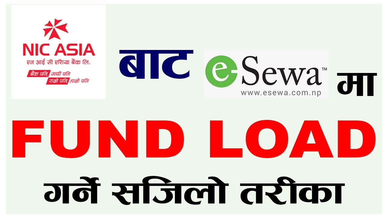 How To Load Fund On eSewa From Nic Asia Bank