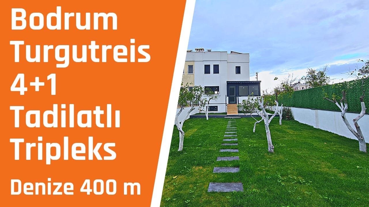 TURGUTREİS BAHÇELİEVLER'DE SATILIK 4+1 TRİPLEKS