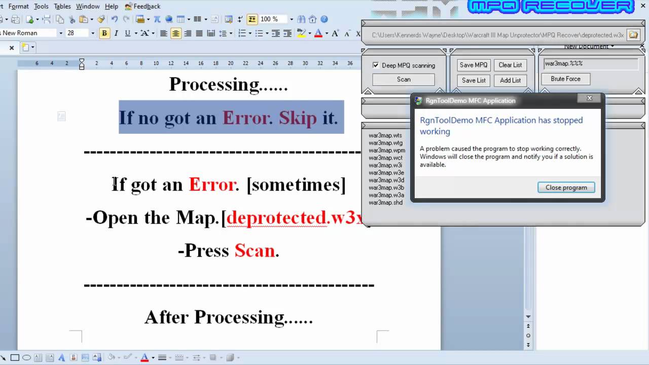 How To Unprotect Any Warcraft III Maps [MORE CLEAR]