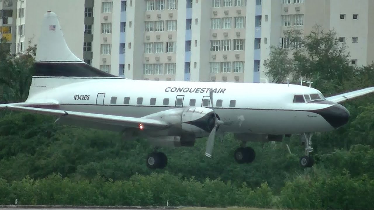 TJSJ Spotting: Conquest Air Convair & Private Jets