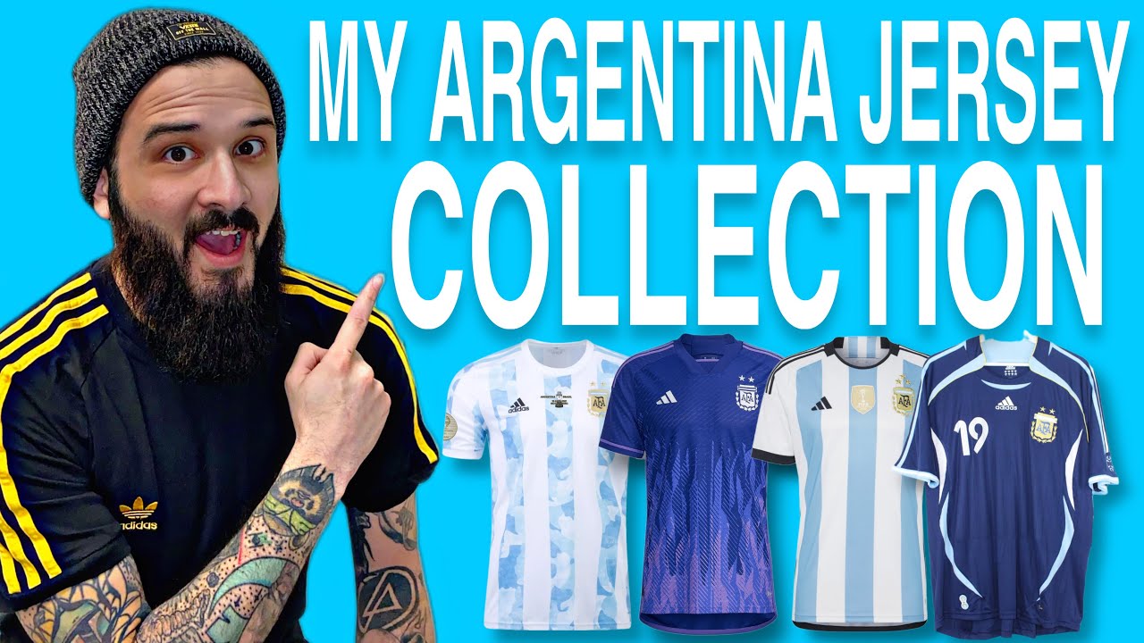 My Entire Argentina Football Shirt / Soccer Jersey Collection!