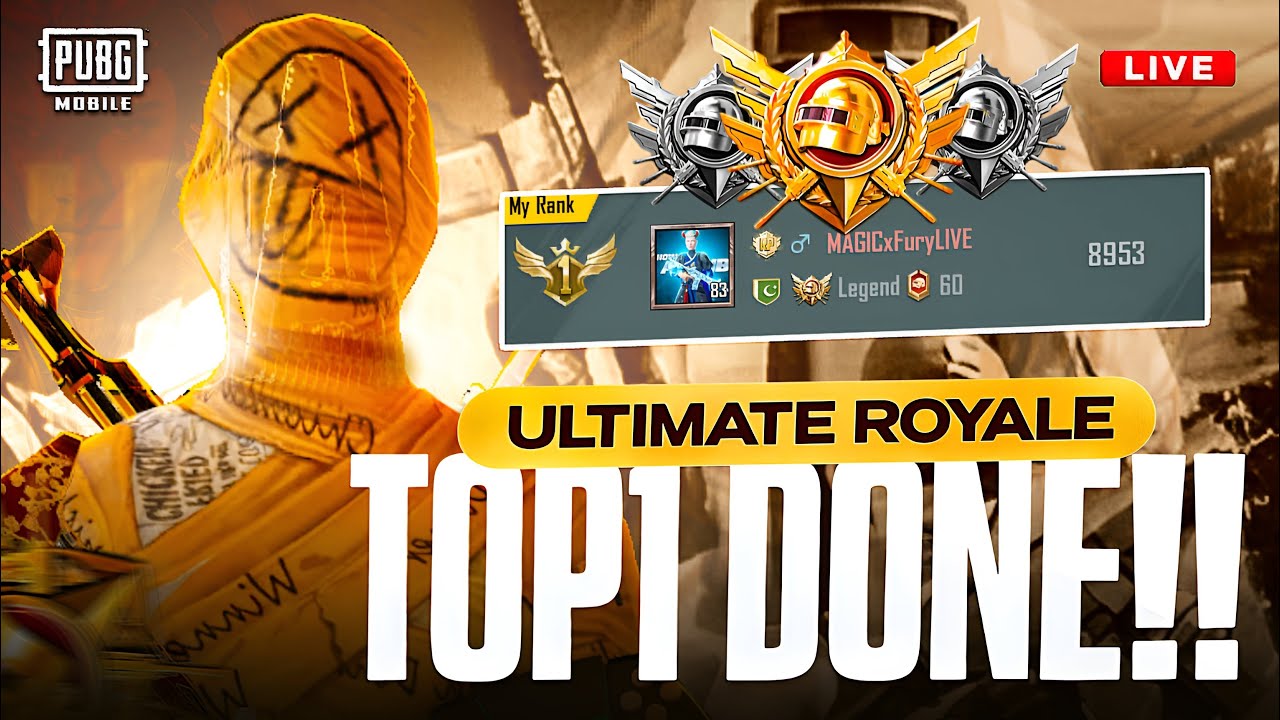 RANK#1 LETS MAINTAIN IT-LIVE ULTIMATE RANK PUSH -MAGICxFURY IS LIVE