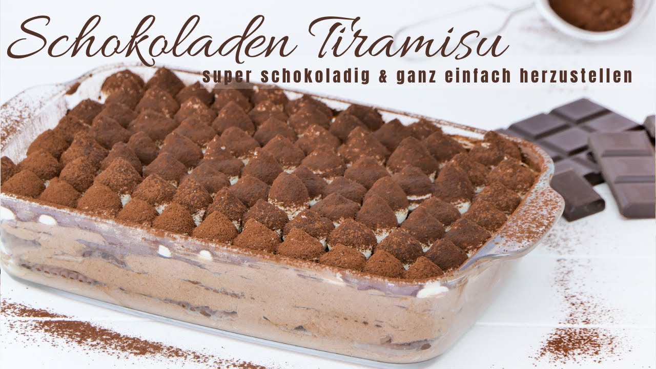 Schokoladen-Tiramisu ohne Ei Ruckzuck zubereitet 👍🏻