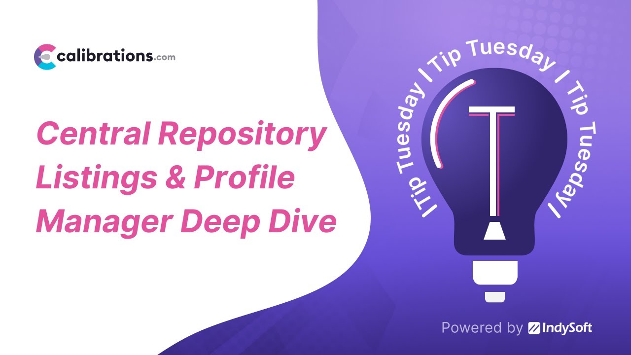 Tip Tuesday - Central Repository Listings and Profile Manager