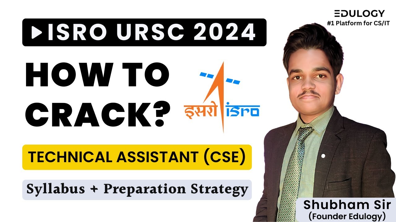 How to Crack ISRO in 3 Months🤔| Preparation Strategy | ISRO Technical Assistant Computer Science