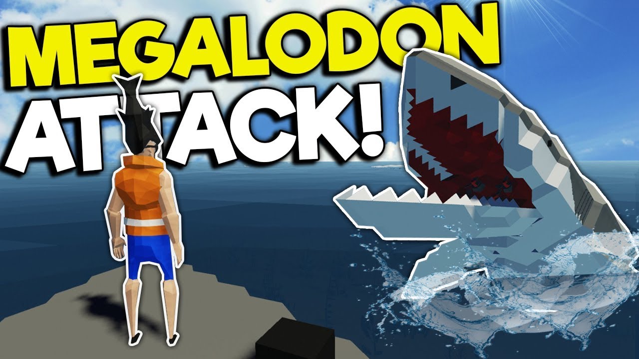 MEGALODON SHARK SURVIVAL! - Stormworks: Build and Rescue Gameplay - Sinking Ship Survival