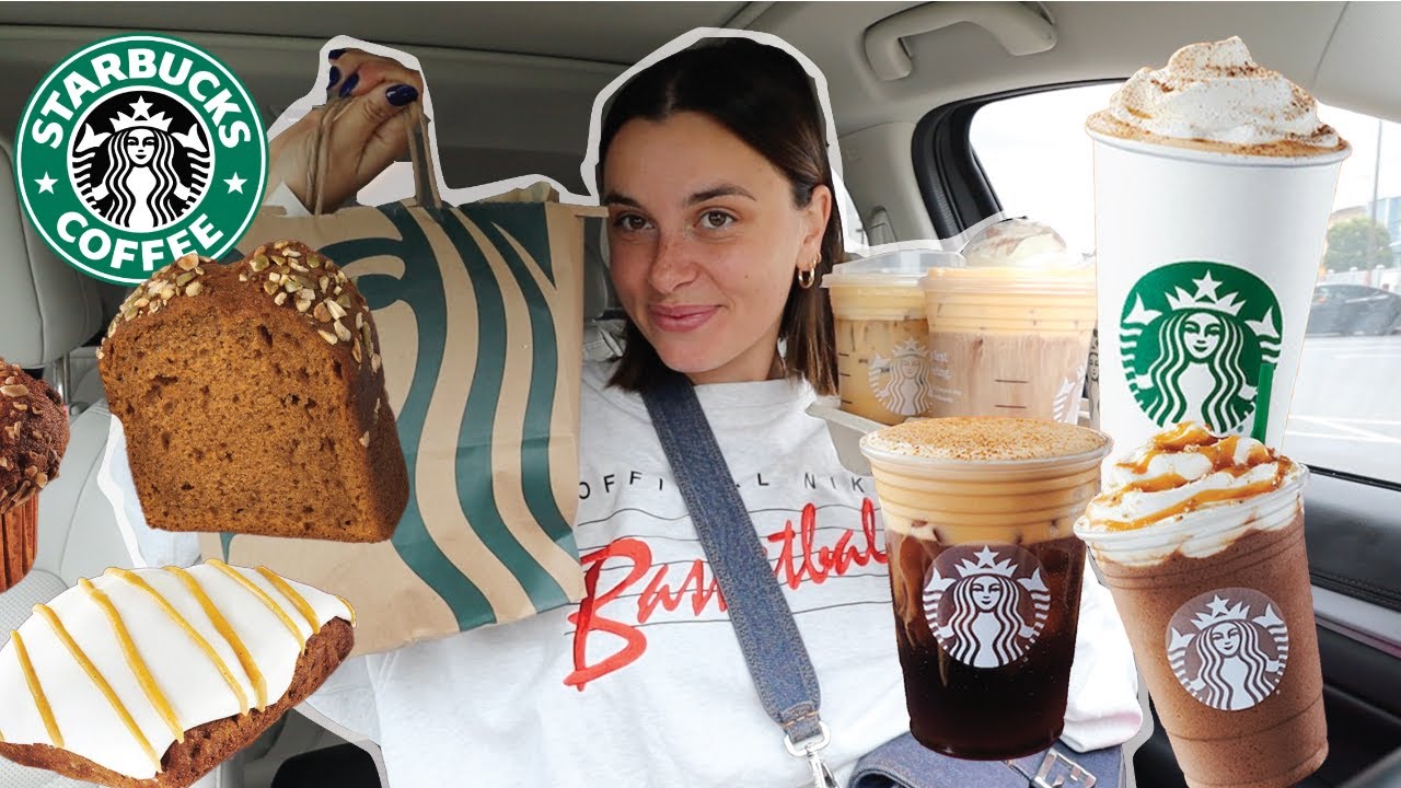 TRYING Starbucks NEW 2023 FALL Drinks and Treats!