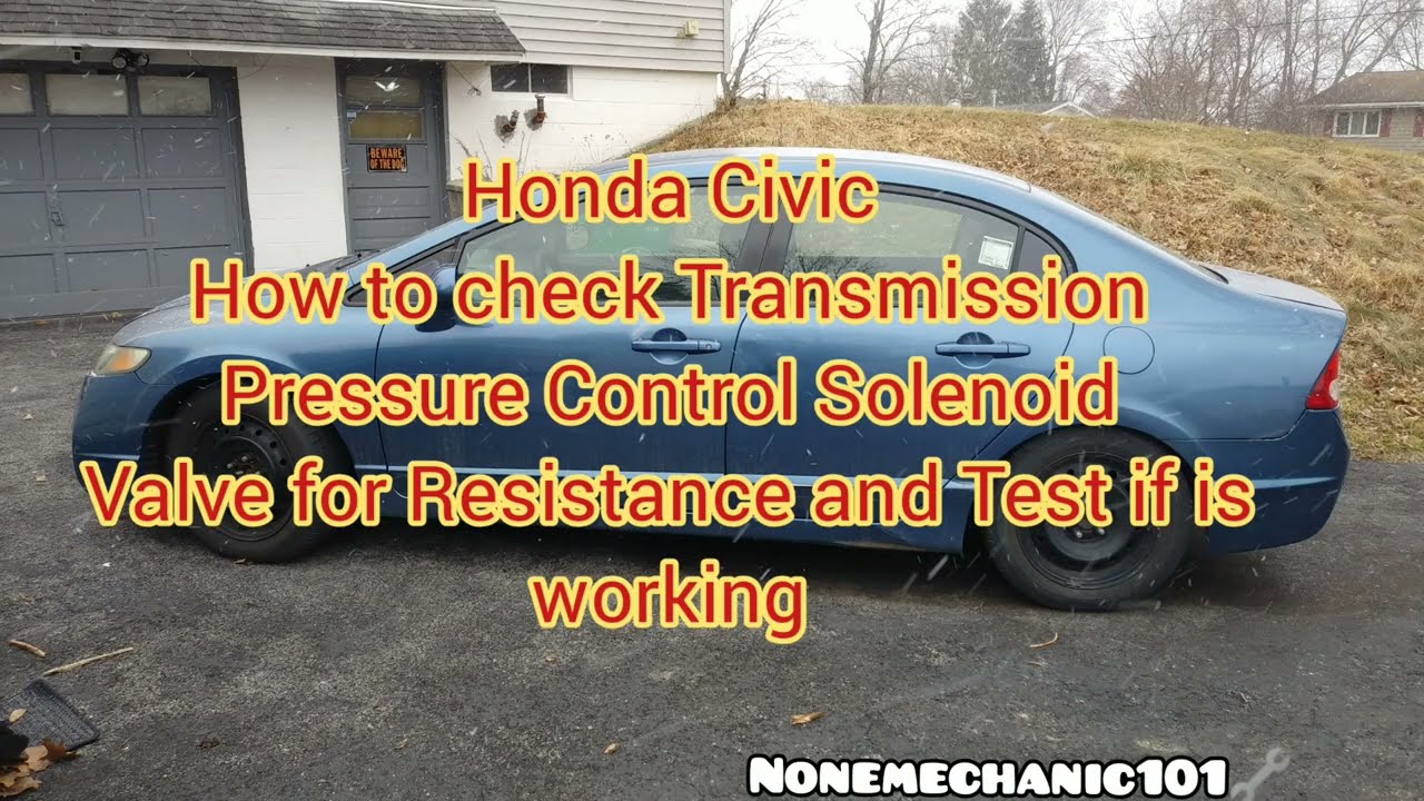 Honda Civic 2010: как проверить сопротивление соленоида управления давлением и проверить его рабо...