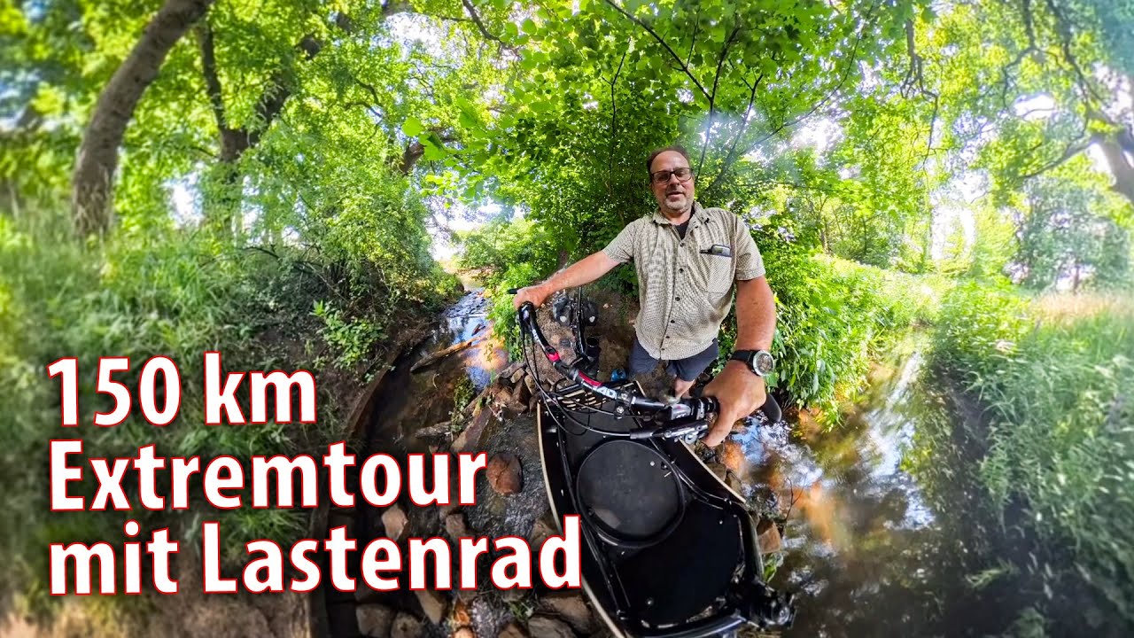 Mit dem Bullitt Lastenrad von Bremen nach Haren - 150km Extremtour