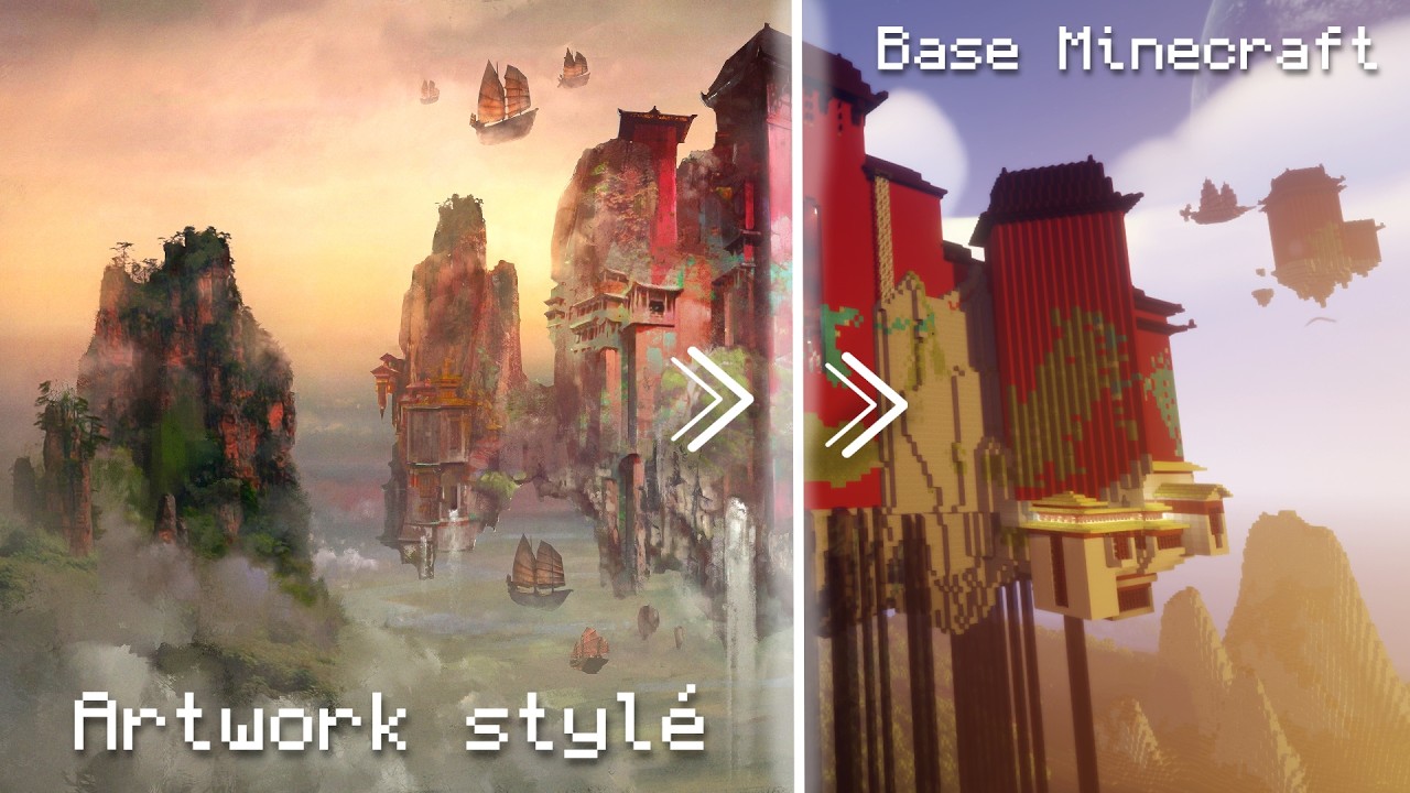 J&rsquo;ai Transform&eacute; une Image en Base Minecraft
