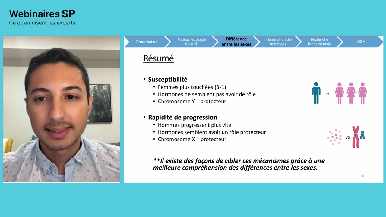 Webinaire SP Ce qu'en disent les experts : Avancées dans le domaine de la recherche sur la SP
