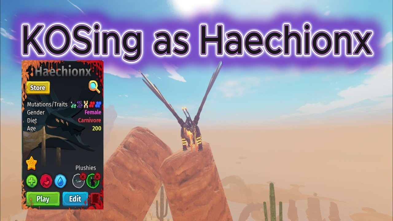 KOSing as Haechionx || Creatures of Sonaria || Roblox ||