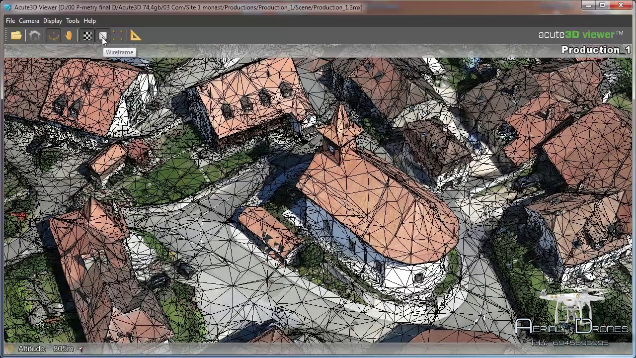 Photogrammetry Acute3d+MicroStation+Phantom 3 (part1)
