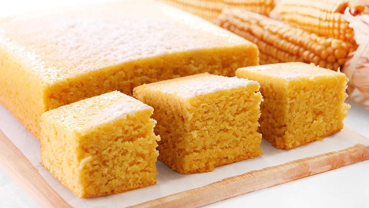 Bizcocho de Maíz o Elote muy Fácil, Esponjoso y Delicioso
