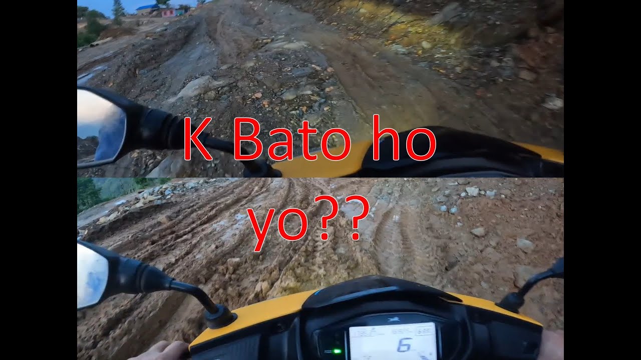 Scooter le yesto bato? 😱| Sailung Ride in Monsoon 🌧️|Part-1 #scooter #motovlog #offroad