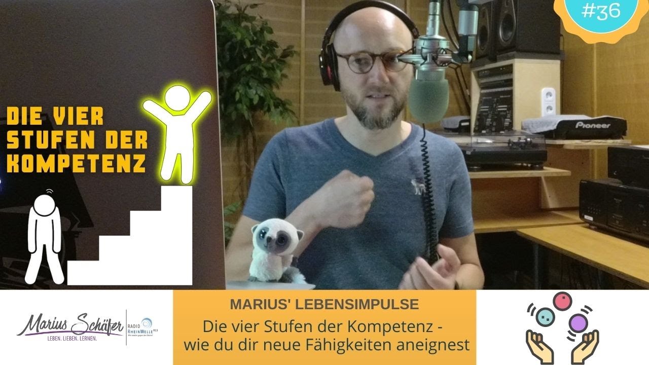 Die vier Stufen der Kompetenz - wie du dir neue Fähigkeiten aneignest.