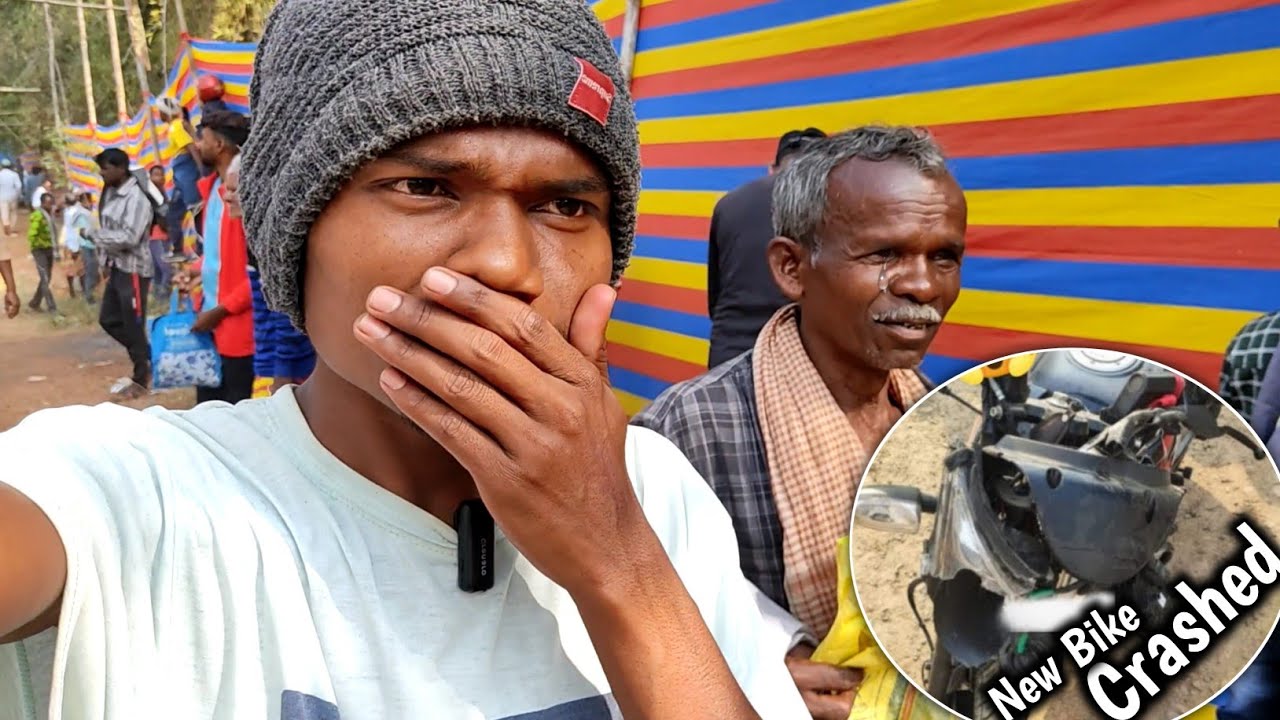 इस साल का सबसे बुरा दिन आज | खुशी के पल में Accident होगया | New Bike Crash Hogaya #vlog