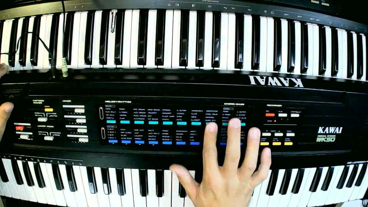KAWAI WK 50 (sound and rhythms demonstration)