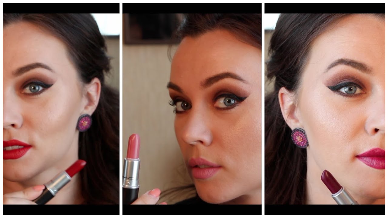 ✦ Яркий Макияж используя палетку MAC Burgundy Times Nine / Smokey Eye