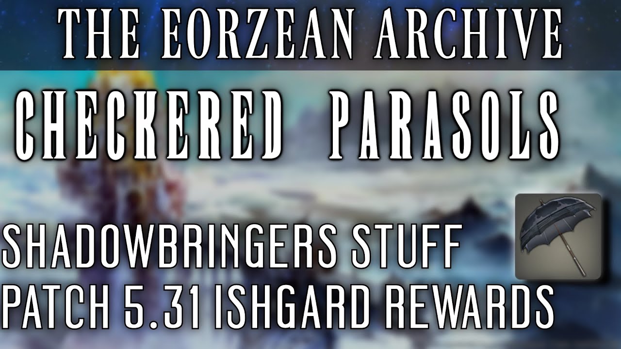 Checkered Parasols (FFXIV Patch 5.31)