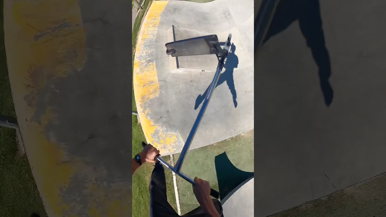 10 Trick Gap Challenge! 🔥🤩 #scootering #skatepark #newscooter #scootertricks #brokenscooter