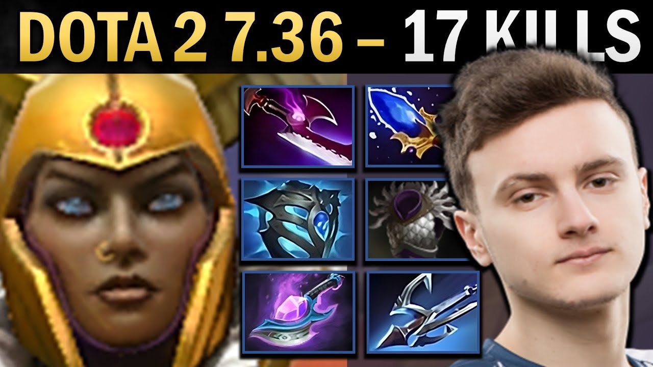 Legion Commander Gameplay Miracle with 16 Kills and Silveredge - Dota 7.36