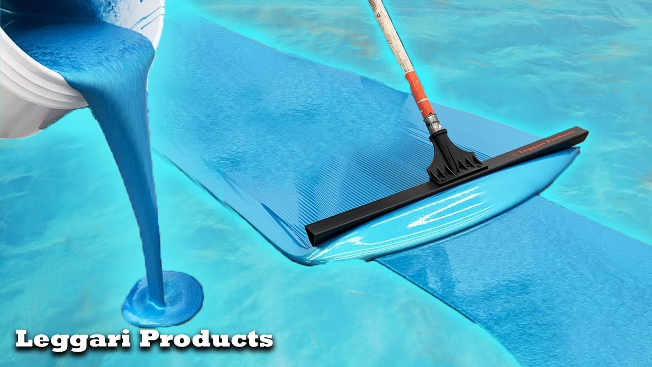 Ocean Blue Epoxy Floor Step By Step | Turquoise & Silver Metallics | Designer Metallic Epoxy Floor