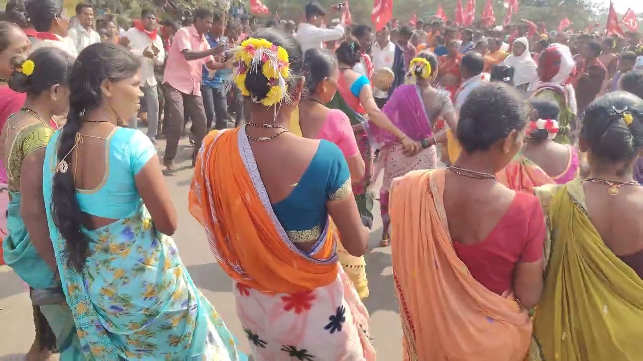 पालघर लाँग मार्च २१/०१/२०२६लालबावटा कमुनिस्ट पार्टी मोर्चा ... कलेक्टर ऑफिस 
