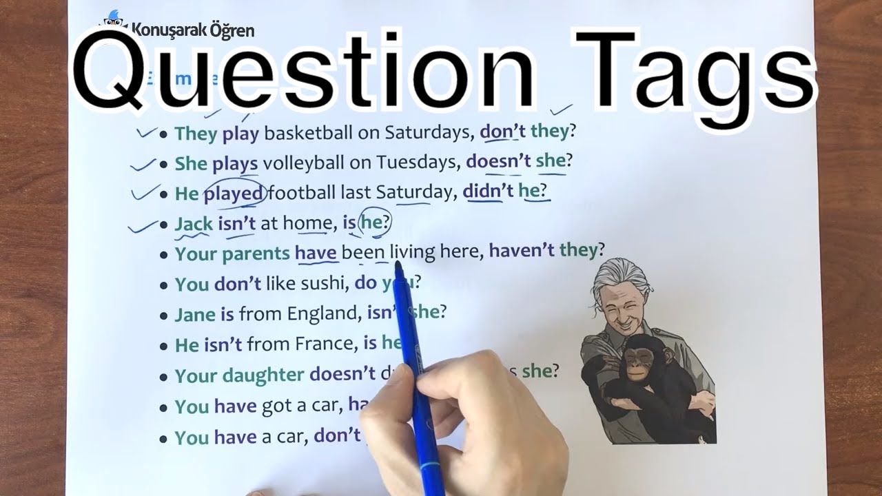 İngilizce Tag Questions (Değil mi?) Konu Anlatımı - Ders 58