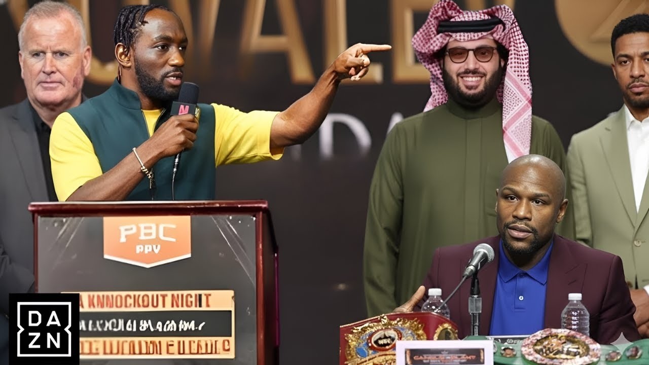 Terence Crawford Shocks Floyd Mayweather in Explosive Press Conference!