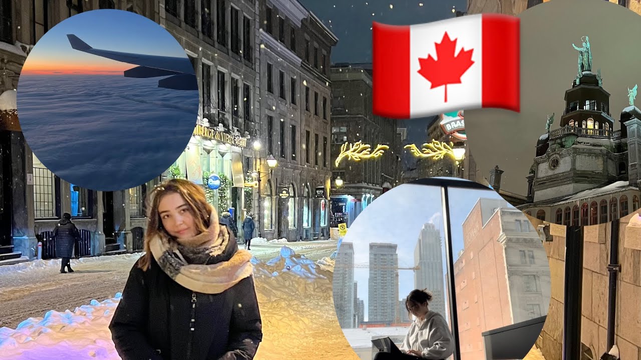 ПЕРЕЕХАЛА В КАНАДУ 🇨🇦/ полет в Монреаль/ Вижу брата впервые/ Канадский холод/ Колледж в Канаде