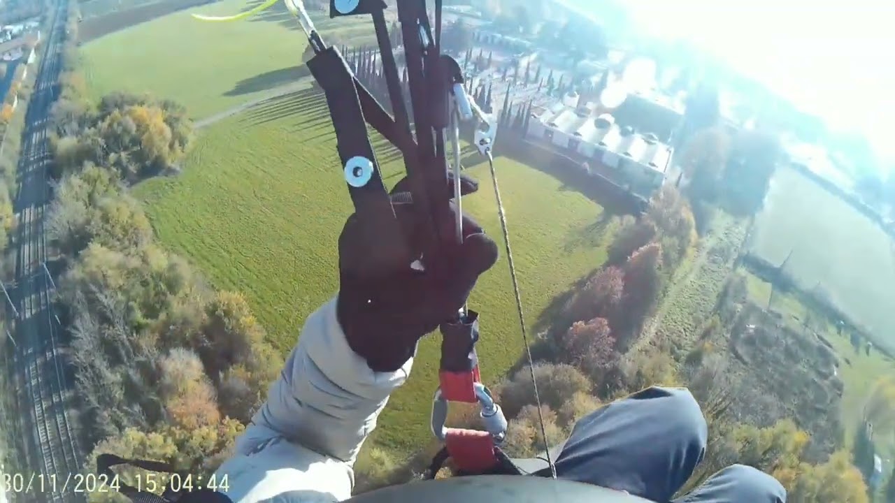 Parapendio Brescia , Monte Maddalena, decollo Est