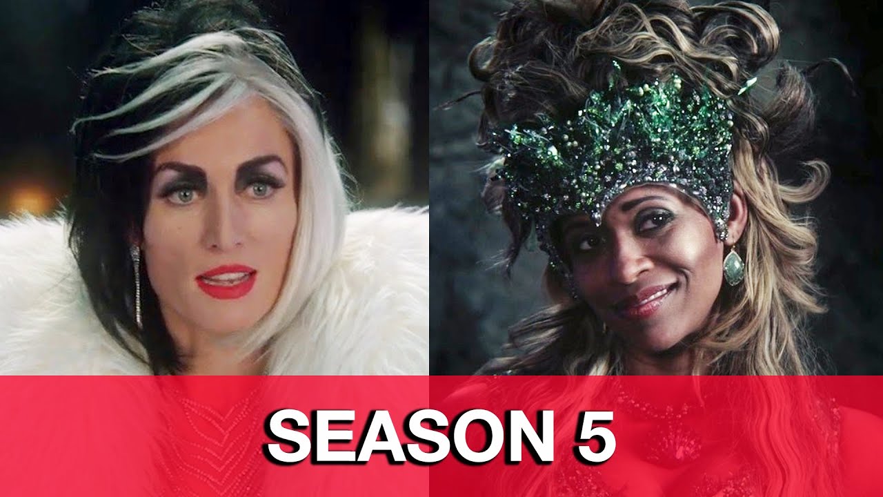 ONCE UPON A TIME Cruella de Vil & Ursula Interview – Victoria Smurfit & Merrin Dungey