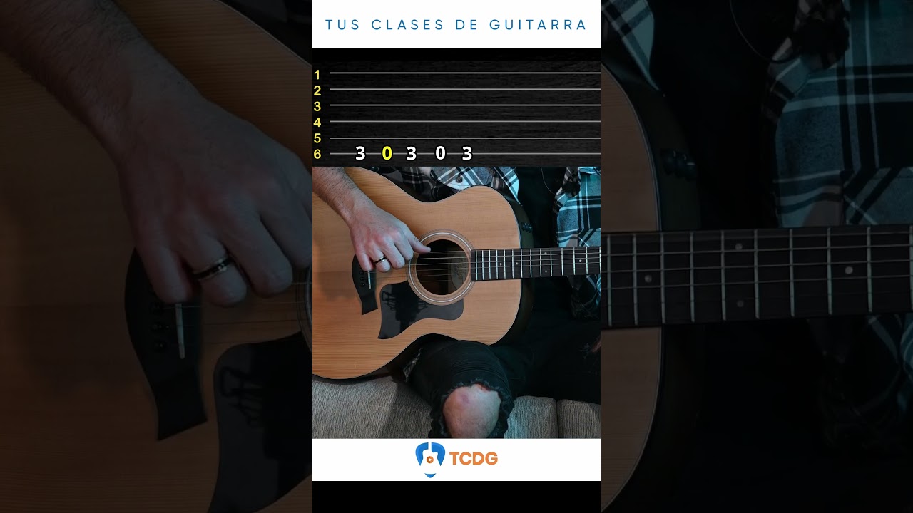 Aprende Una Canci&oacute;n En Guitarra Usando Solo 1 Dedo | Tutorial F&aacute;cil TCDG