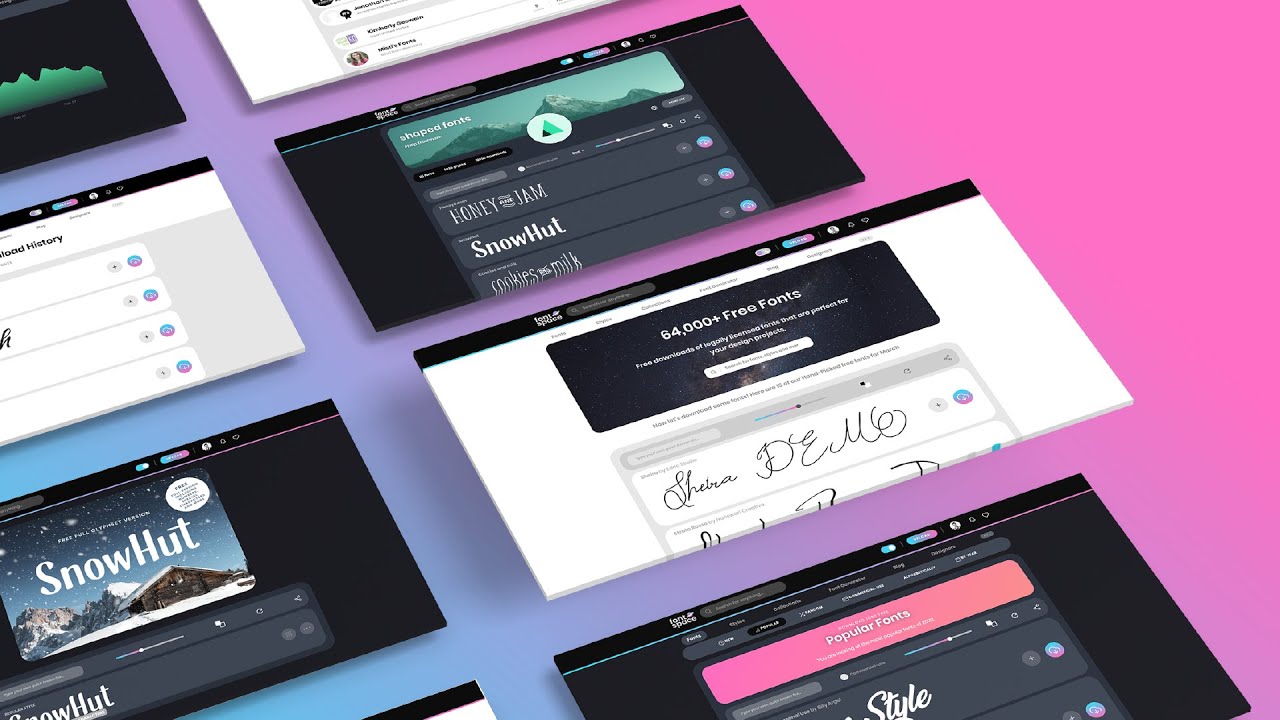 Enter the fontspace - Introducing the new 2020 fontspace rebranding