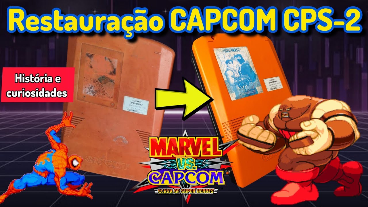 Restauração e manutenção CAPCOM CPS-2 