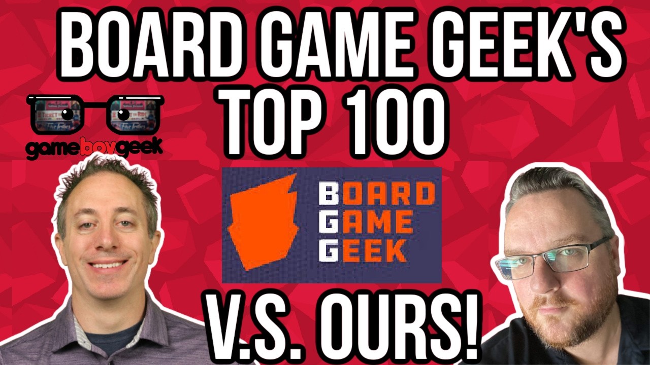 Топ-100 игр по версии Board Game Geek против наших собственных.
