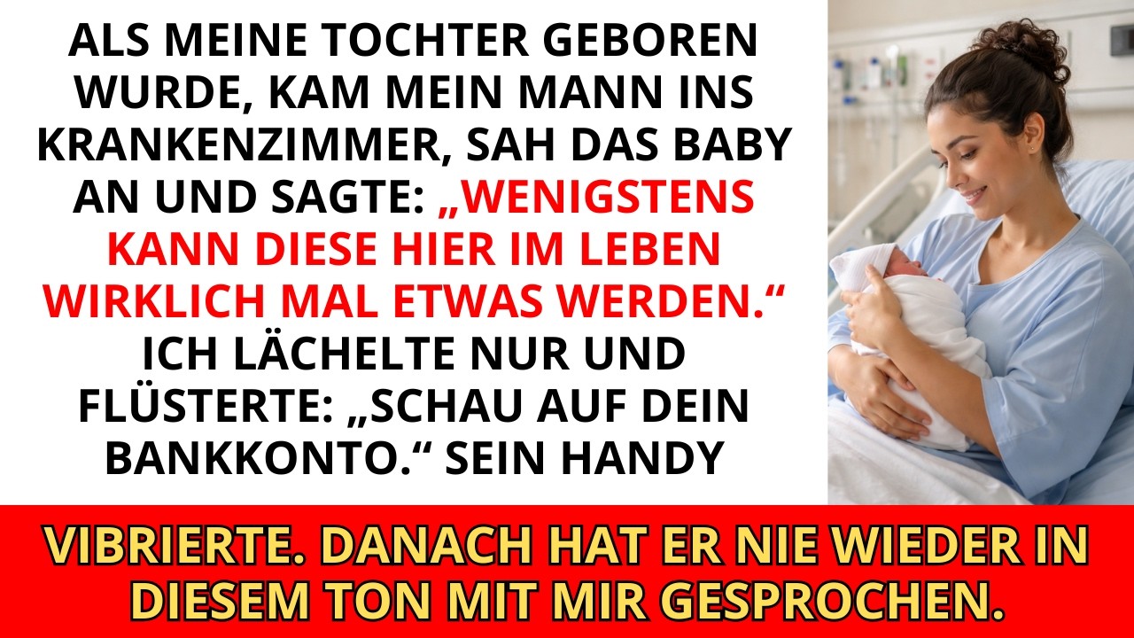 Mein Mann verspottete unser neugeborenes Baby im Krankenhaus — ich sagte: „Schau auf dein Konto.“...