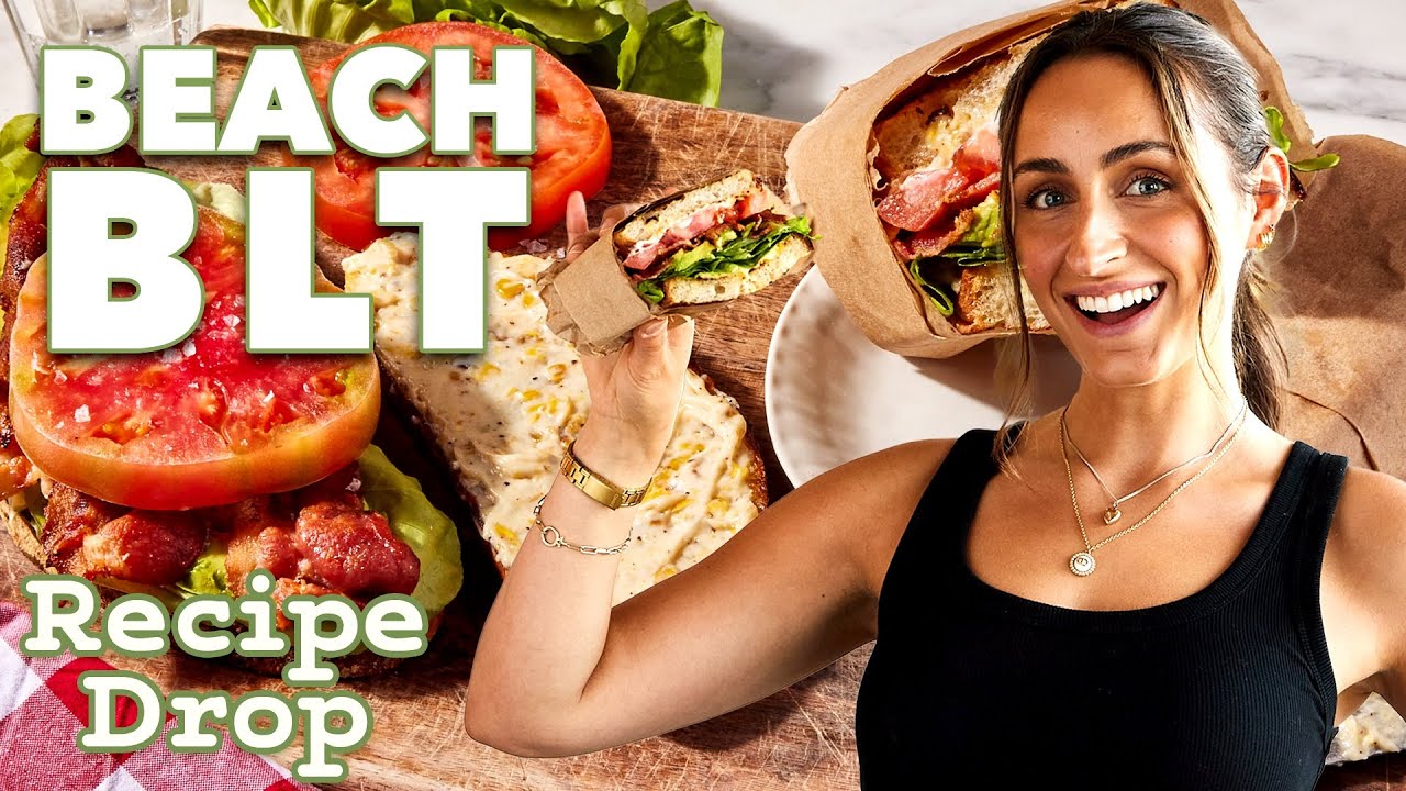 Beach BLT with Charred Corn Mayo & Homemade Sourdough | Recipe Drop | Food52