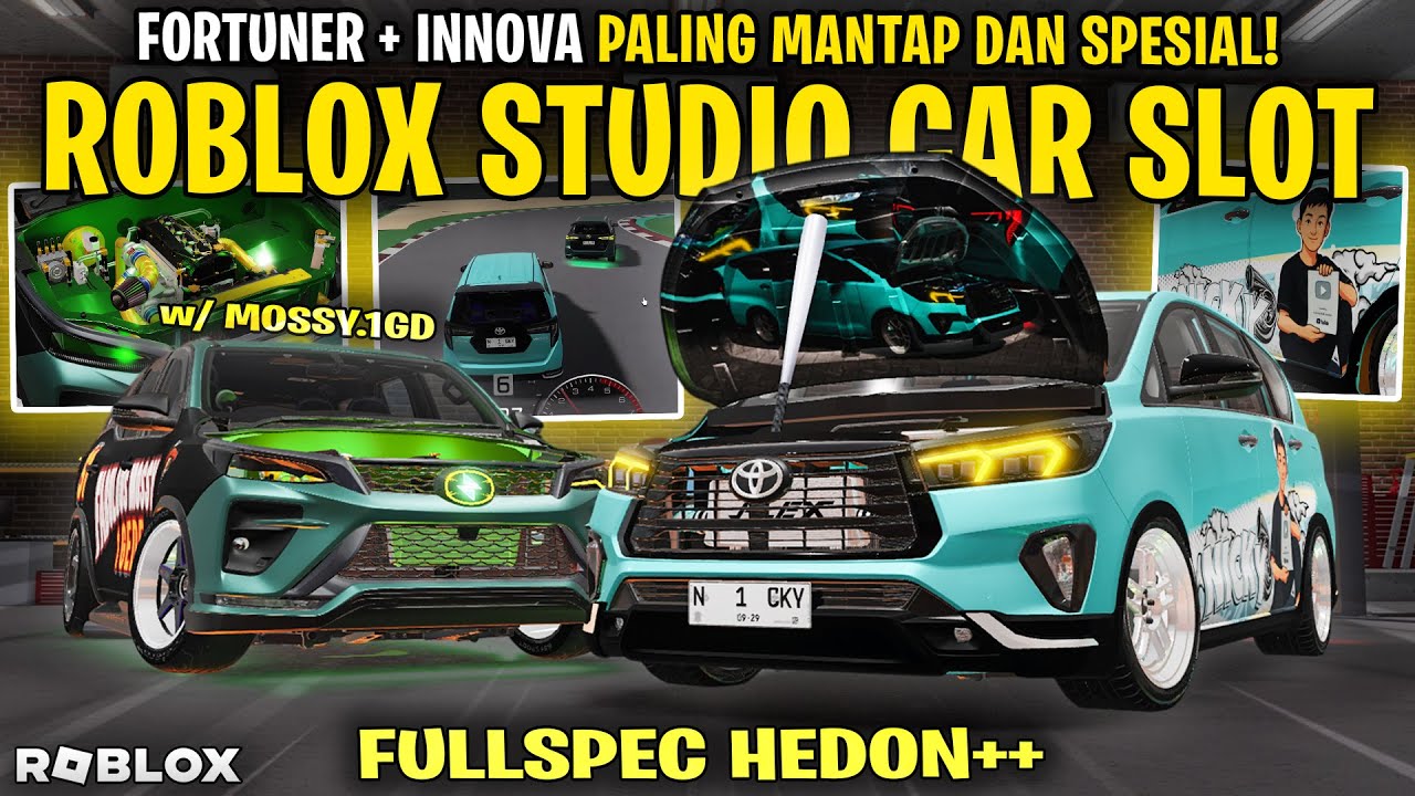 REVIEW INNOVA DAN FORTUNER TUNED FULLSPEC CUMI VERSI NICKYSAN - Roblox Studio Slot Car Indonesia