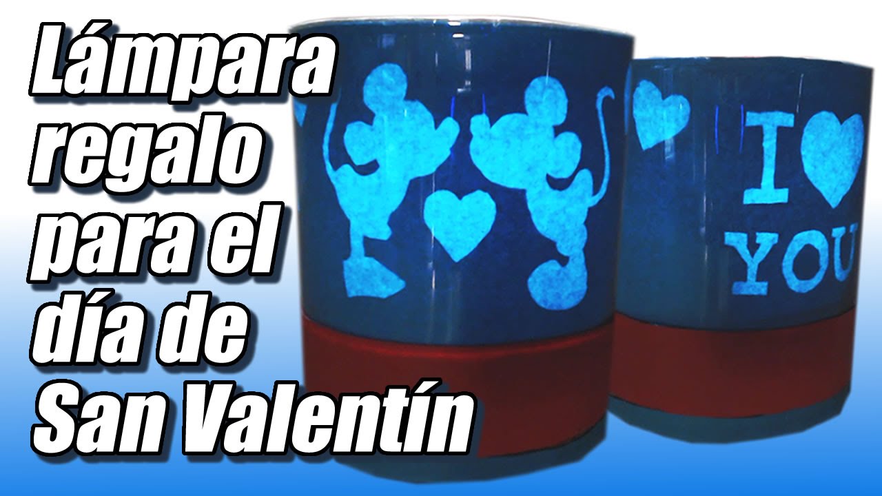 Lámpara regalo para el día de San Valentín, cómo se hace | Te Digo Cómo