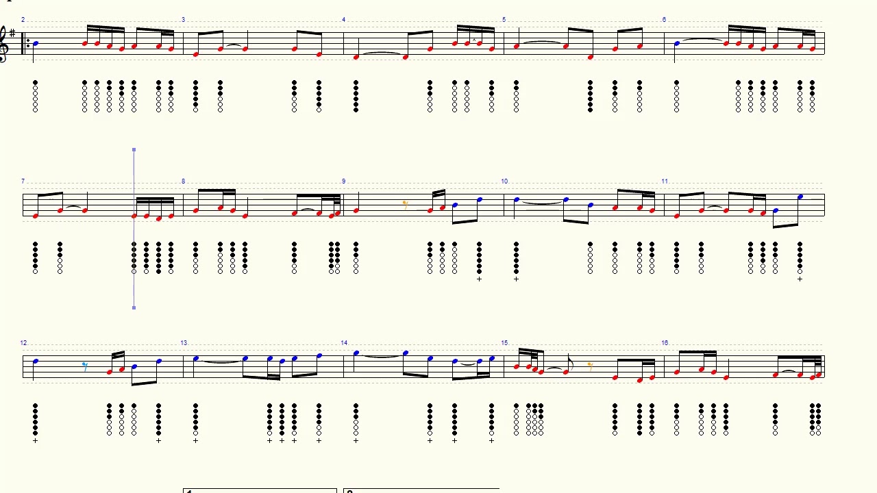 Celtic Hymn Aural Axiom - Basic - Tin Whislte Cover - Tab Tutorial