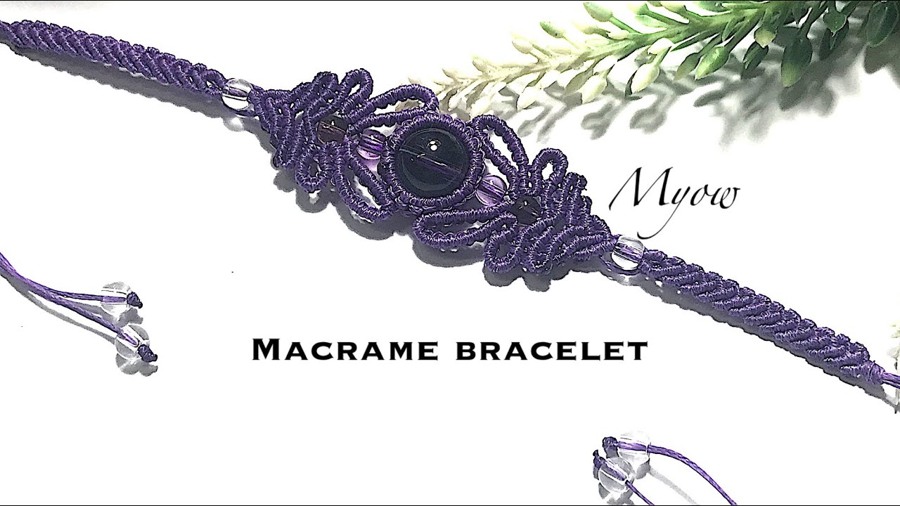 MACRAME BRACELET | BRACELET WITH CURVE | MYOW 255