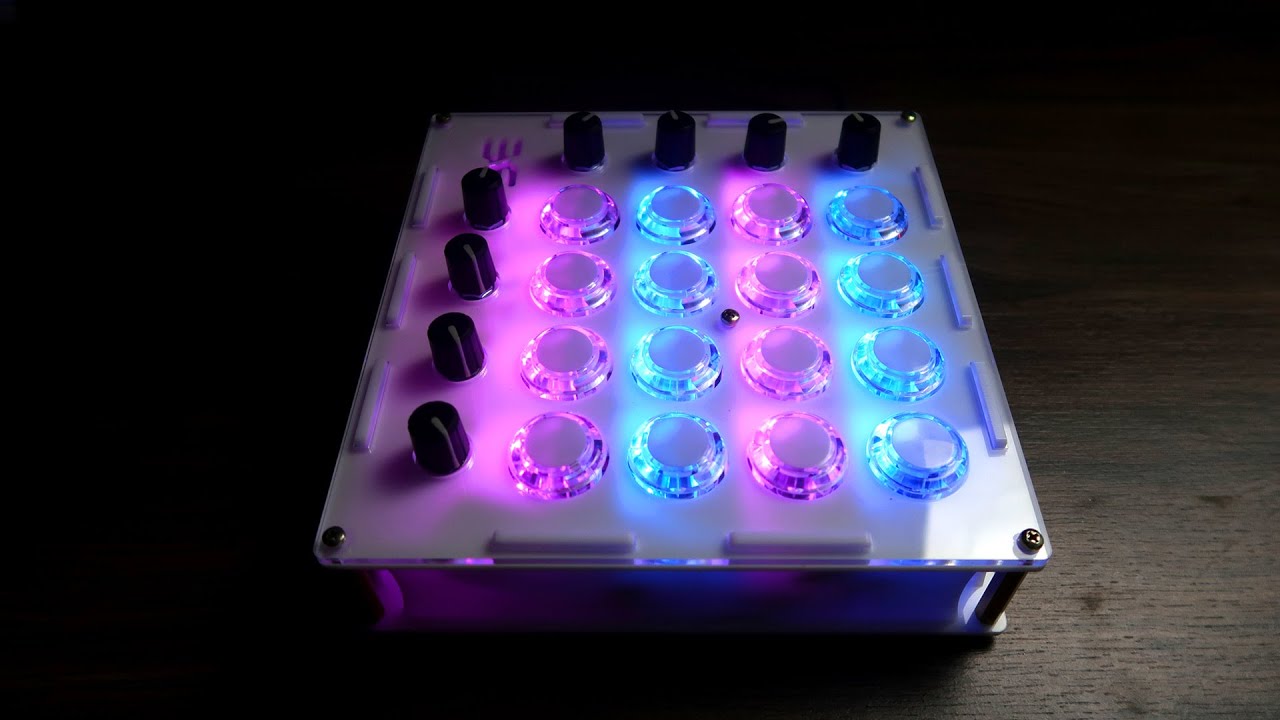 I built an arcade RGB  DIY MIDI controller with an Arduino!