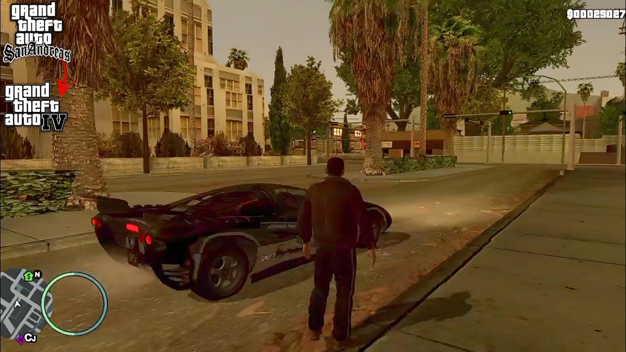 GTA IV/4 V2 ModPack for GTA SA ANDROID: Gameplay 2025