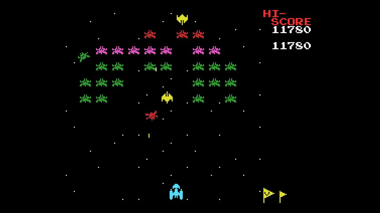 MSX Game: Galaxian (1984 Namcot)