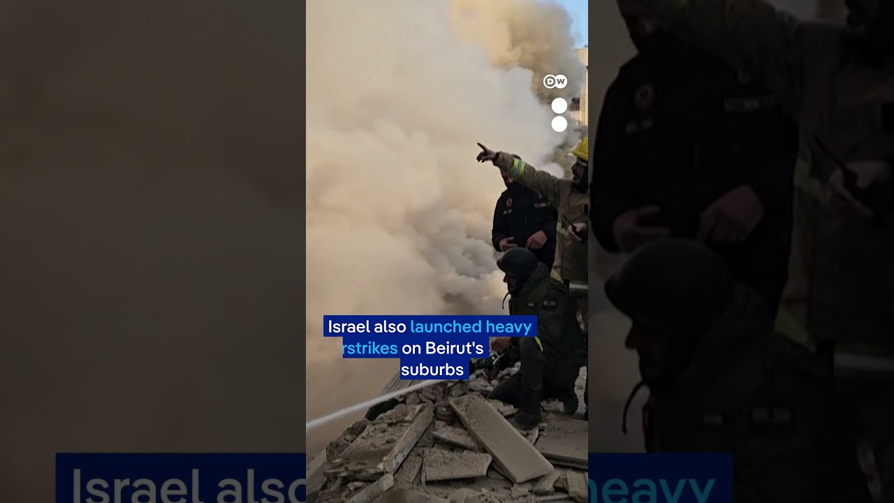 Israeli missile hits a building in Lebanon | DW News