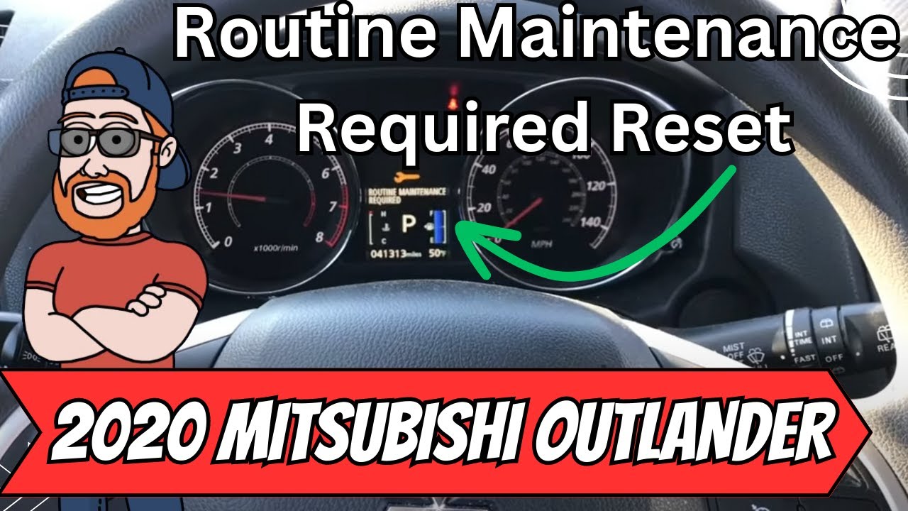 2020 Mitsubishi Outlander Sport | Routine Maintenance Required Reset