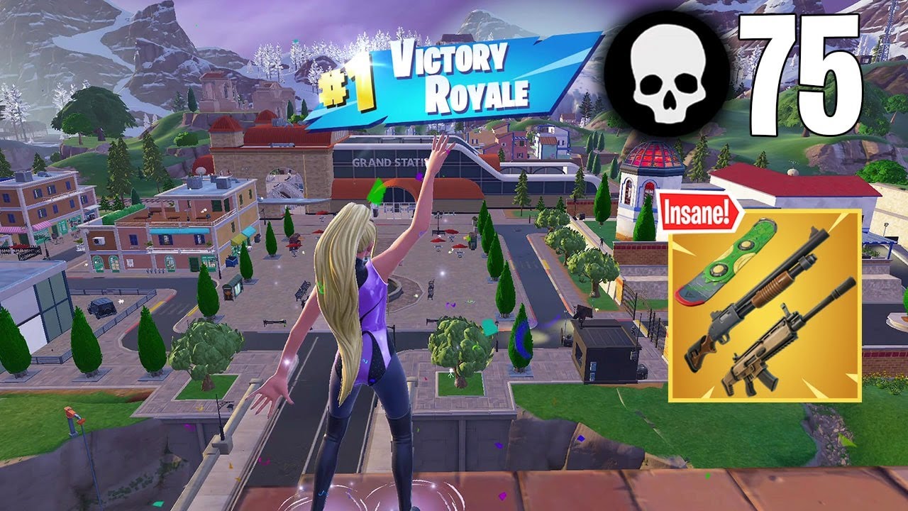 75 Elimination Solo vs Squads Wins (Fortnite Chapter 5 Gameplay Ps4 Controller)