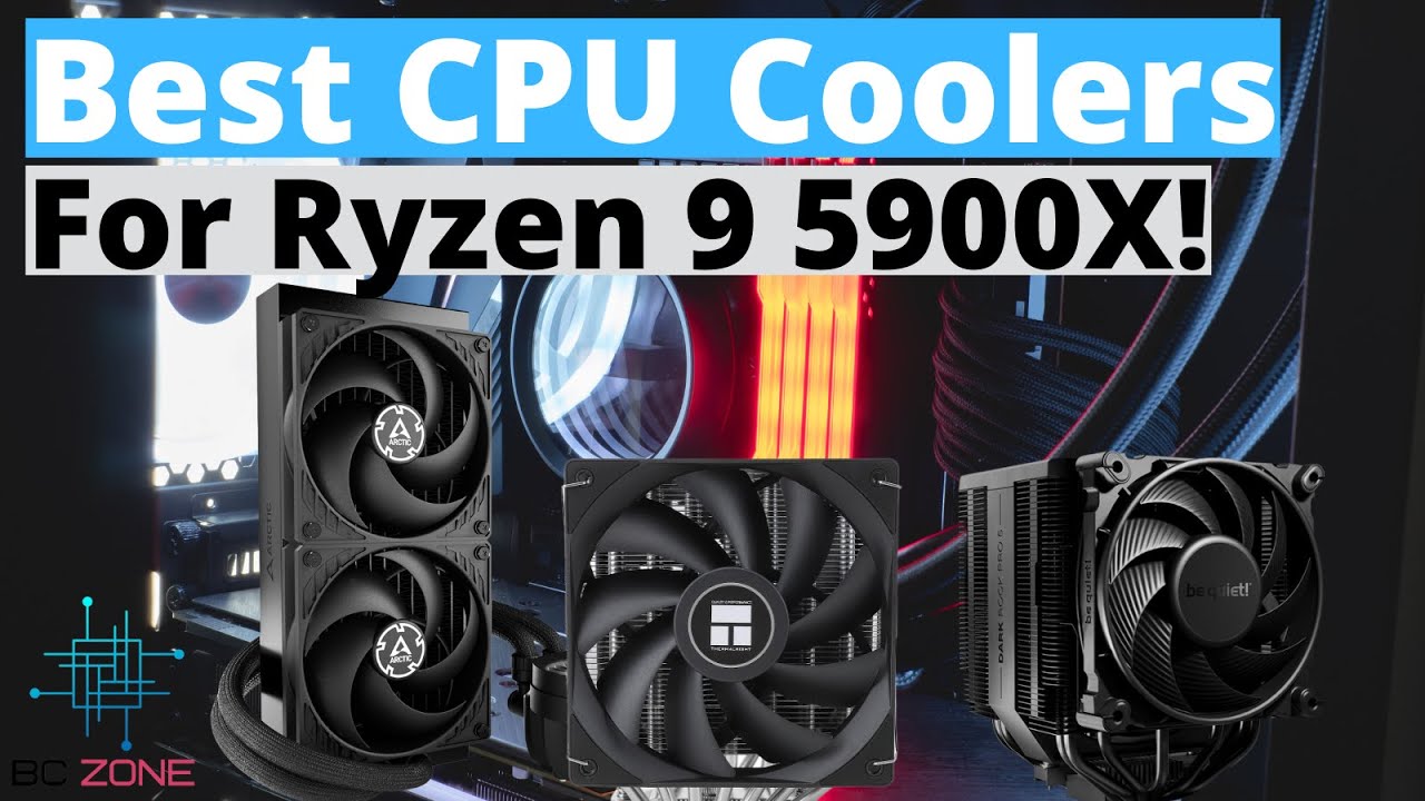 🔥Лучший процессорный кулер для Ryzen 9 5900X в 2025 году! (ТОП-3)🔥